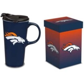 TAZA TRAVEL LATTE BRONCOS 17OZ CON CAJA DE REGALO