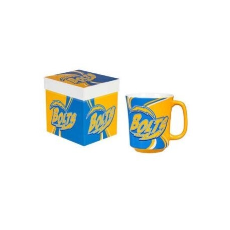 TAZA BOXED CHARGERS 140Z CON CAJA DE REGALO