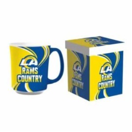 TAZA BOXED RAMS 140Z CON CAJA DE REGALO