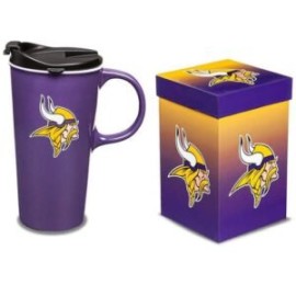 TAZA TRAVEL LATTE VIKINGS 17OZ CON CAJA DE REGALO