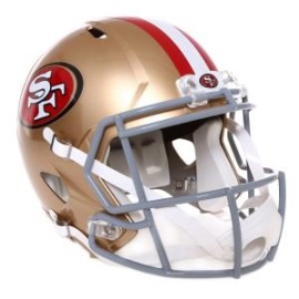 CASCO REPLICA SPEED 49ERS RIDDELL