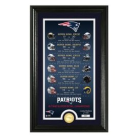 CUADRO LEGACY NEW ENGLAND PATRIOTS 12″ x 20″