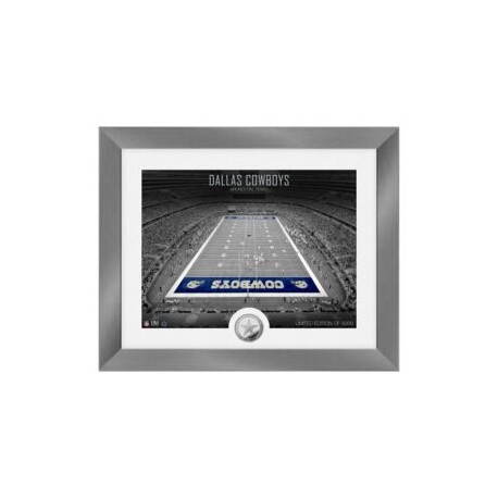 CUADRO STADIUM SILVER COWBOYS 13″ x 16″