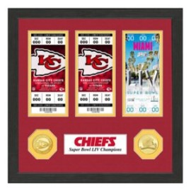 CUADRO SUPER BOLW TICKETS CHIEFS 12″ x 12″