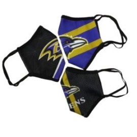 CUBREBOCAS BALTIMORE RAVENS 3PACK