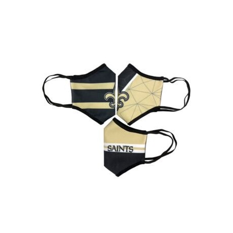 CUBREBOCAS NEW ORLEANS SAINTS 3PACK