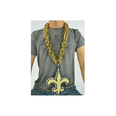 FAN CHAIN MAGNET NEW ORLEANS SAINTS