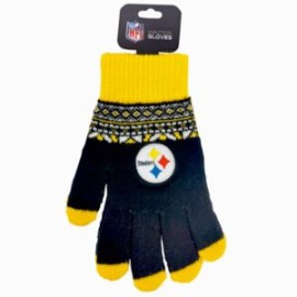 GUANTES PARA FRIO PITTSBURGH STEELERS MOD. QUEBEC