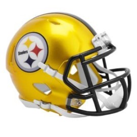 MINI CASCO SPEED FLASH STEELERS RIDDELL