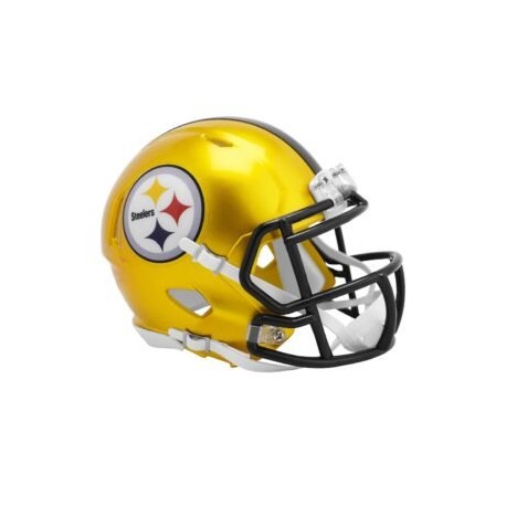 MINI CASCO SPEED FLASH STEELERS RIDDELL