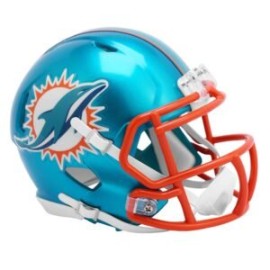 MINI CASCO SPEED FLASH DOLPHINS RIDDELL