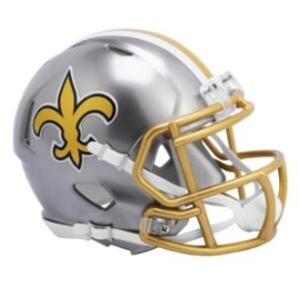 MINI CASCO SPEED FLASH SAINTS RIDDELL