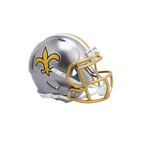 MINI CASCO SPEED FLASH SAINTS RIDDELL