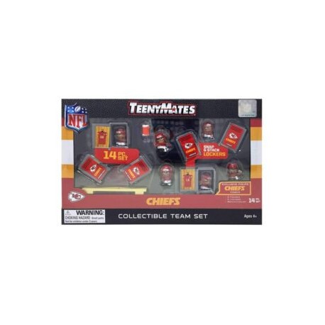 TEENYMATE SET TEAM KANSAS CITY CHIEFS