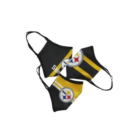 CUBREBOCAS PITTSBURGH STEELERS 3PACK