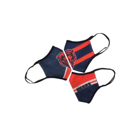 CUBREBOCAS CHICAGO BEARS 3PACK