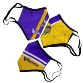 CUBREBOCAS MINNESOTA VIKINGS 3PACK