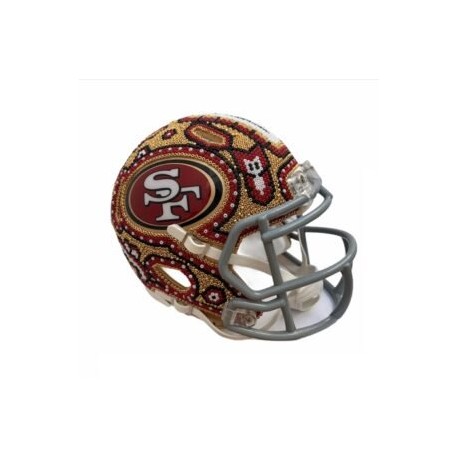 MINI CASCO SPEED SAN FRANCISCO 49ERS HUICHOL