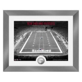 CUADRO STADIUM SILVER PATRIOTS 13″ x 16″