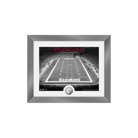 CUADRO STADIUM SILVER PATRIOTS 13″ x 16″