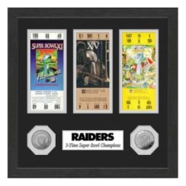 CUADRO SUPER BOLW TICKETS RAIDERS 12″ x 15″