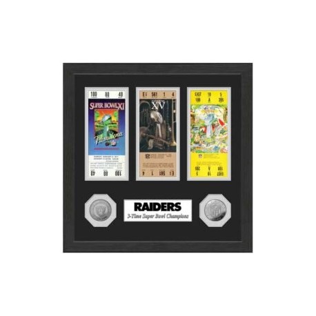 CUADRO SUPER BOLW TICKETS RAIDERS 12″ x 15″