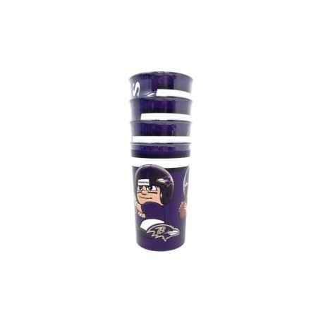 VASOS 4PK CUP PARTY BALTIMORE RAVENS