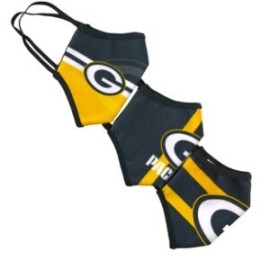 CUBREBOCAS GREEN BAY PACKERS 3PACK