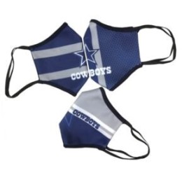 CUBREBOCAS DALLAS COWBOYS 3PACK