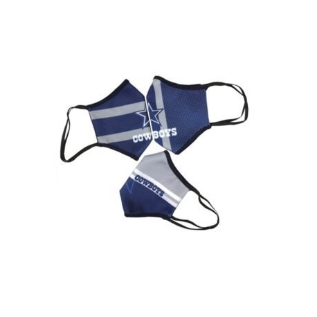 CUBREBOCAS DALLAS COWBOYS 3PACK