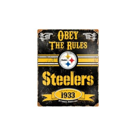 LETRERO METALICO STEELERS