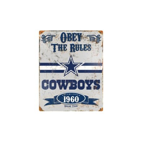 LETRERO METALICO COWBOYS