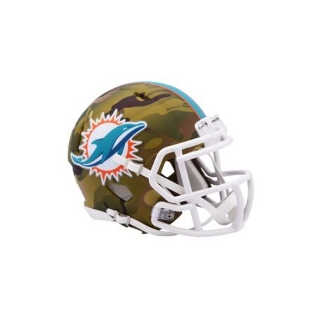 MINI CASCO SPEED CAMO MIAMI DOLPHINS RIDDELL