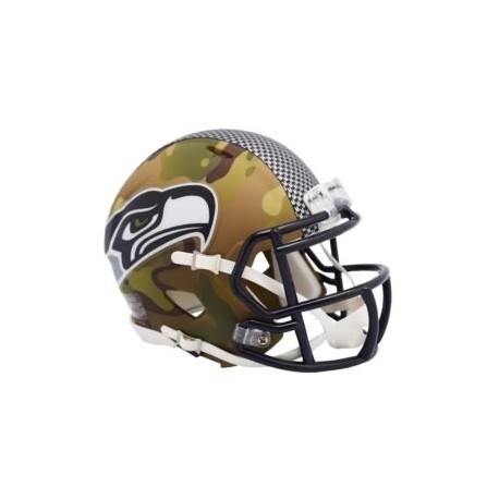 MINI CASCO SPEED CAMO SEATTLE SEAHAWKS RIDDELL