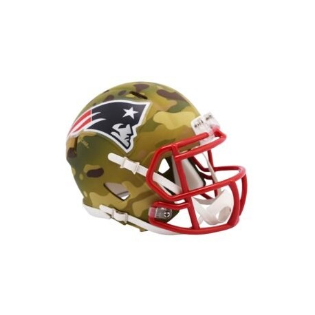 MINI CASCO SPEED CAMO NEW ENGLAND PATRIOTS RIDDELL