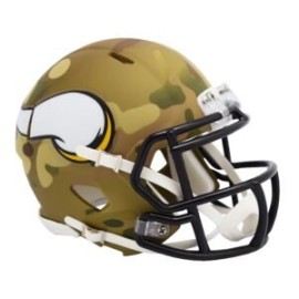 MINI CASCO SPEED CAMO MINNESOTA VIKINGS RIDDELL