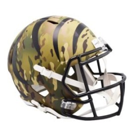 MINI CASCO SPEED CAMO CINCINNATI BENGALS RIDDELL