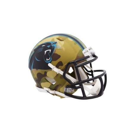 MINI CASCO SPEED CAMO CAROLINA PANTHERS RIDDELL