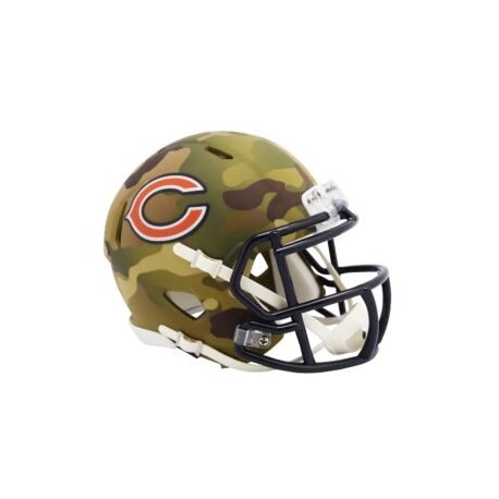 MINI CASCO SPEED CAMO CHICAGO BEARS RIDDELL