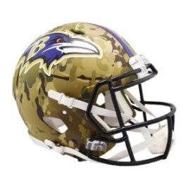 MINI CASCO SPEED CAMO BALTIMORE RAVENS RIDDELL