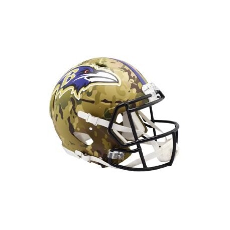 MINI CASCO SPEED CAMO BALTIMORE RAVENS RIDDELL