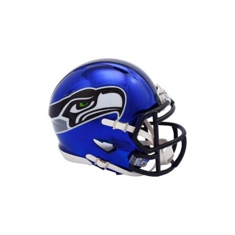 MINI CASCO SPEED CHROME SEATTLE SEAHAWKS