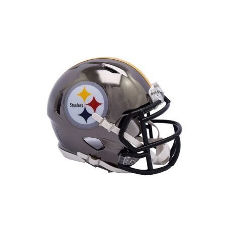 MINI CASCO SPEED CHROME PITTSBURGH STEELERS