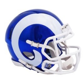 MINI CASCO SPEED CHROME LOS ANGELES RAMS