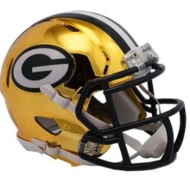 MINI CASCO SPEED CHROME GREEN BAY PACKERS