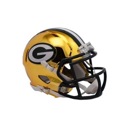 MINI CASCO SPEED CHROME GREEN BAY PACKERS