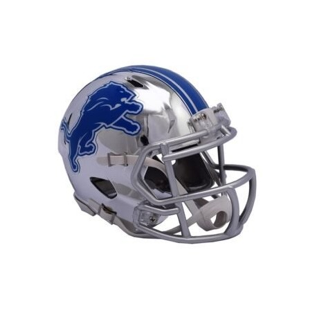 MINI CASCO SPEED CHROME DETROIT LIONS