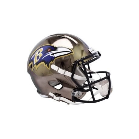 MINI CASCO SPEED CHROME BALTIMORE RAVENS