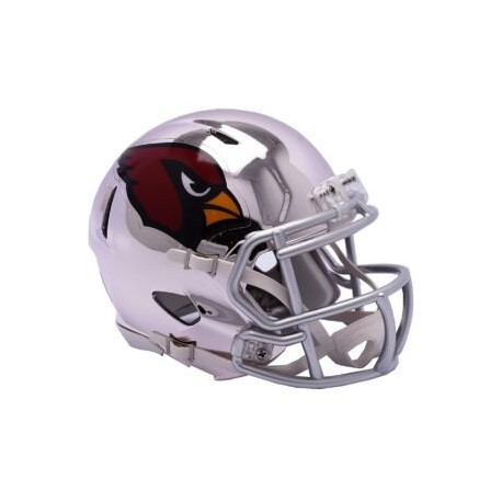 MINI CASCO SPEED CHROME ARIZONA CARDINALS