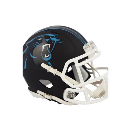 MINI CASCO SPEED FLAT BLACK CAROLINA PANTHERS